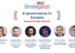 StrategEast hosts online panel “E-governance in Eurasia”