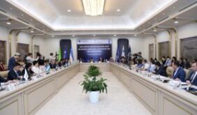 Anatoly Motkin spoke at the Inclusive Digitalization round table in Tashkent