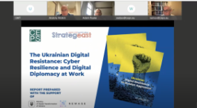 StrategEast jointly with CEPS hosted a webinar “The Ukrainian Digital Resistance: Cyber Resilience and Digital Diplomacy at Work”